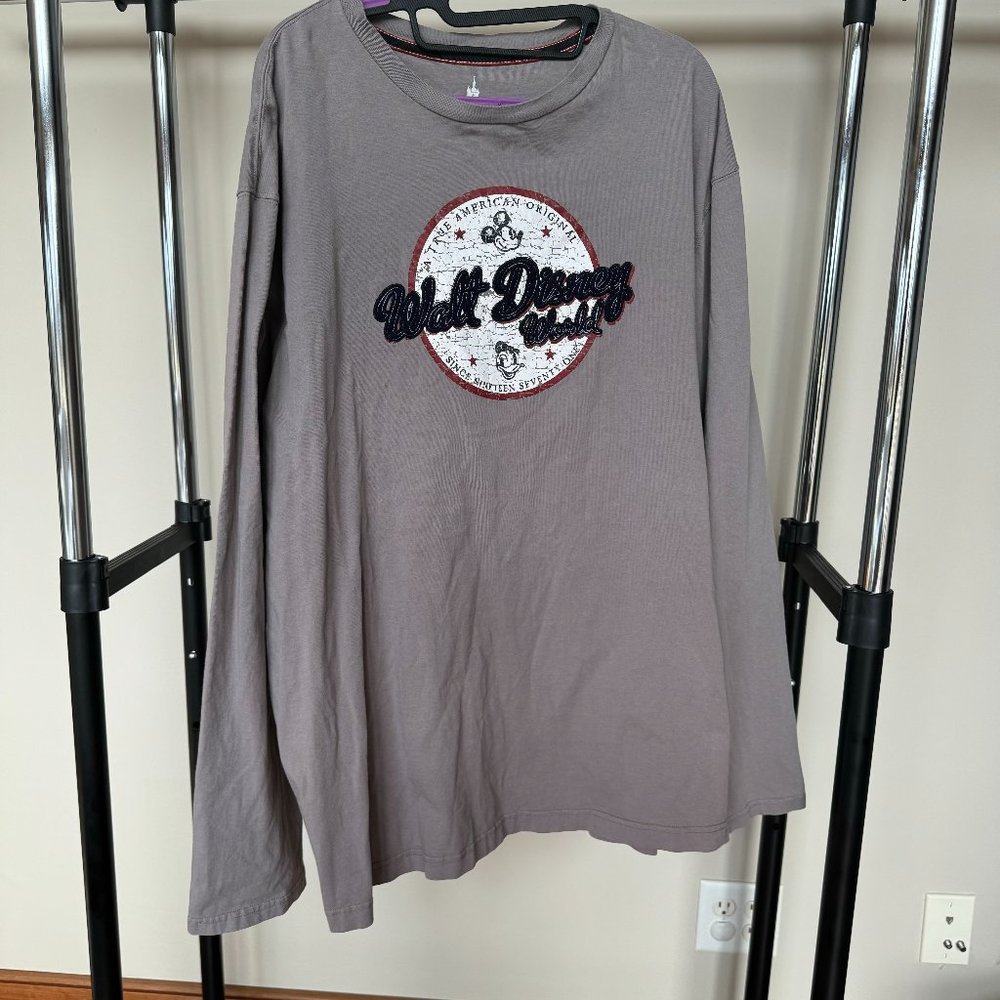 Walt Disney World Long Sleeve Cotton‎ t-shirt Men's XXL